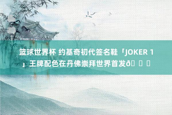 篮球世界杯 约基奇初代签名鞋「JOKER 1」王牌配色在丹佛崇拜世界首发🎉